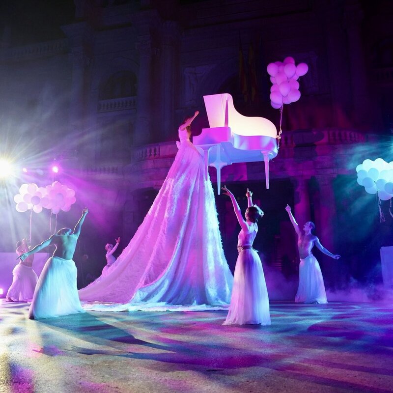 Lighting design for 'Fira Juliol 2025'