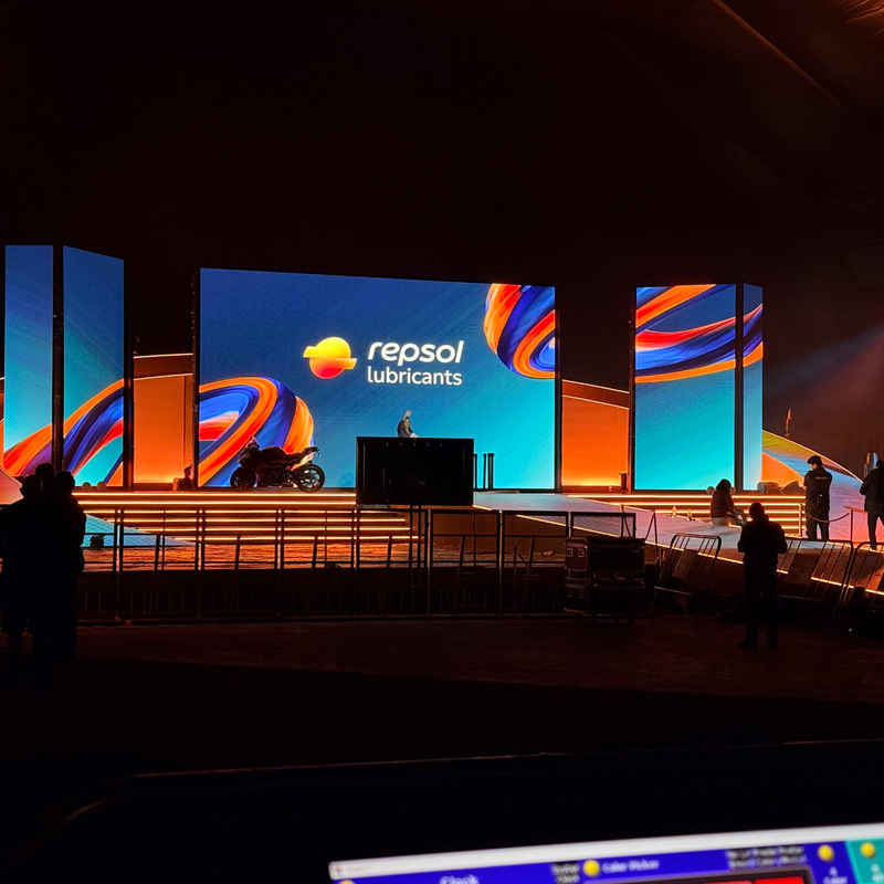 Videomapping for 'Repsol Lubricants - Cheste 2025'
